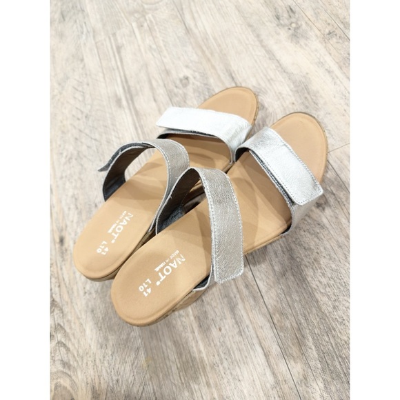 NAOT Caveran silver wedge sandals 41 - Picture 7 of 11